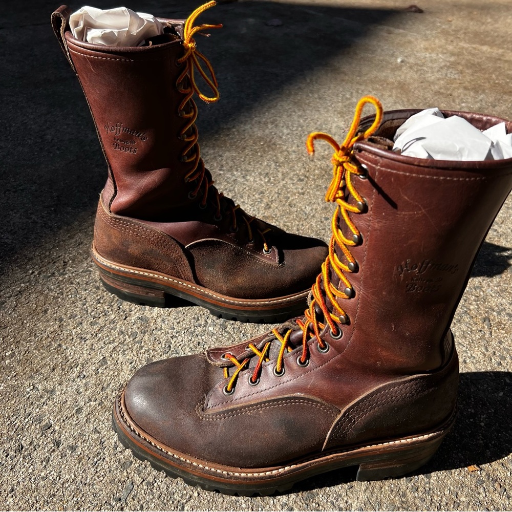 Men’s Hoffmans Boots Size 9 1/2 10” Shaft